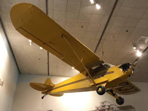 A Piper Cub airplane